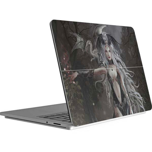 Gothic Princess with Silver Dragon by Nene Thomas Surface Laptop Studio Skin